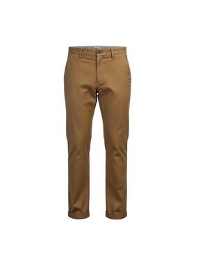 J.Crew Womens Tan Cotton-Blend Chino Pants Slim Straight-Leg Style Size 26